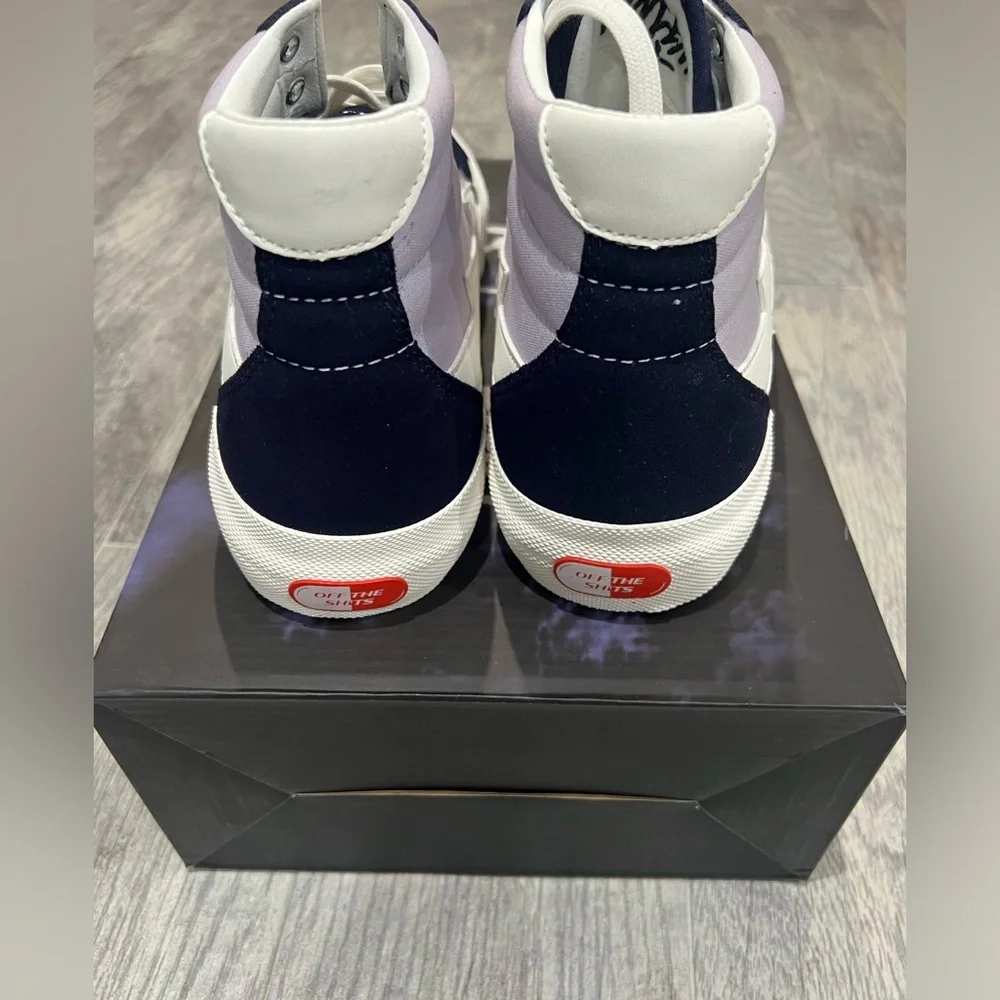 NEW Revenge x Storm Vol. 2 lilac navy high top sneakers - Picture 3 of 7